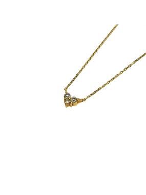 Ete 18K Yellow Gold Diamond Necklace #296583E57B